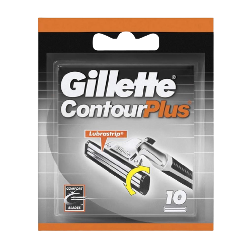 Gillette Contour Plus Rasierklingen - 10er Pack