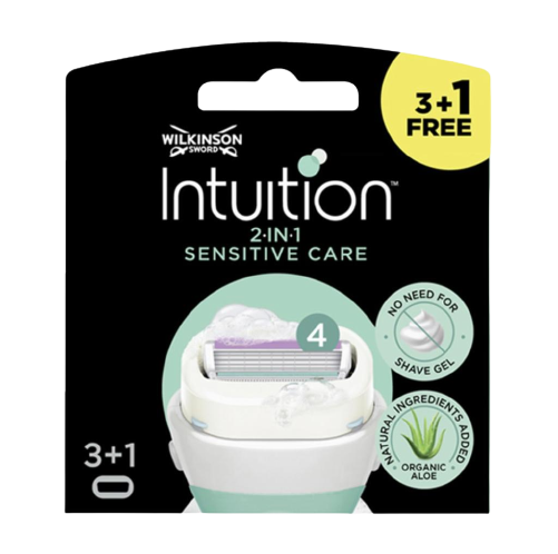 Wilkinson Intuition Rasierklingen Sensitive Care 4er-Pack