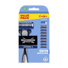 Wilkinson Rasierer-Set mit 9-Klingen Hydro-3 Skin Protection