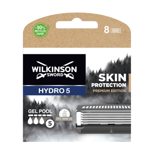 Wilkinson Rasierklingen Hydro-5 Skin Protection Premium-Edition 8er-Pack