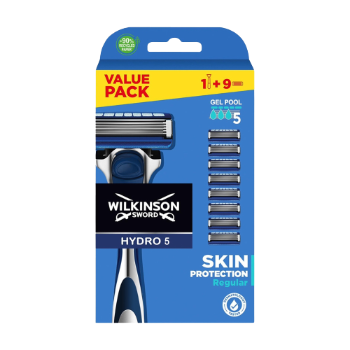 Wilkinson Rasierer mit 9-Klingen Hydro-5 Skin Protection Regular