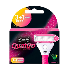 Wilkinson Rasierklingen Quattro for Women 4er-Pack