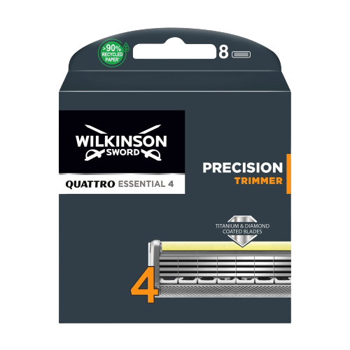 Wilkinson Trimmer-Klingen Quattro Essential-4 8er-Pack