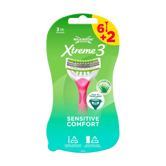 Einwegrasierer Wilkinson Sword 8er Xtreme-3 Beauty Sensitive Comfort