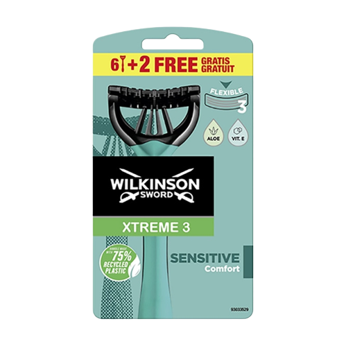 Wilkison Einwegrasierer Xtreme-3 Sensitive 8er-Pack